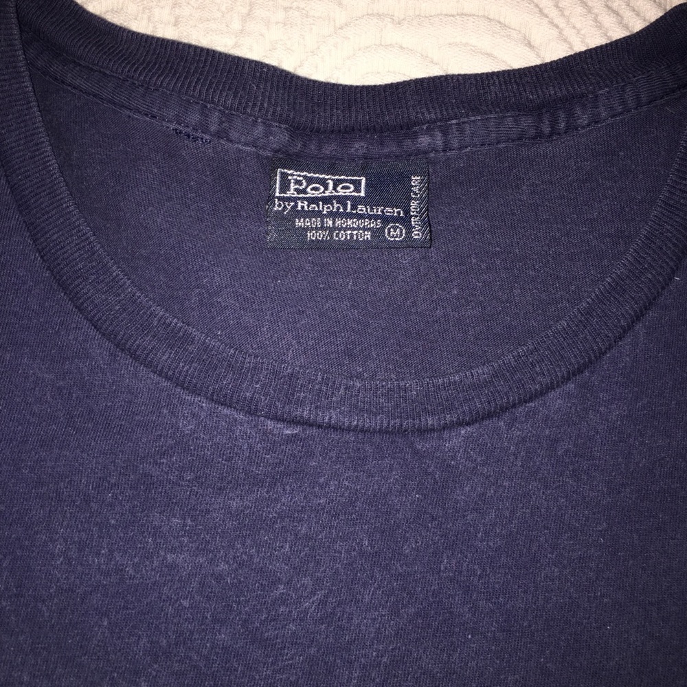 Ralph Lauren Polo vintage T-shirt, navy, M - Picture 2 of 3